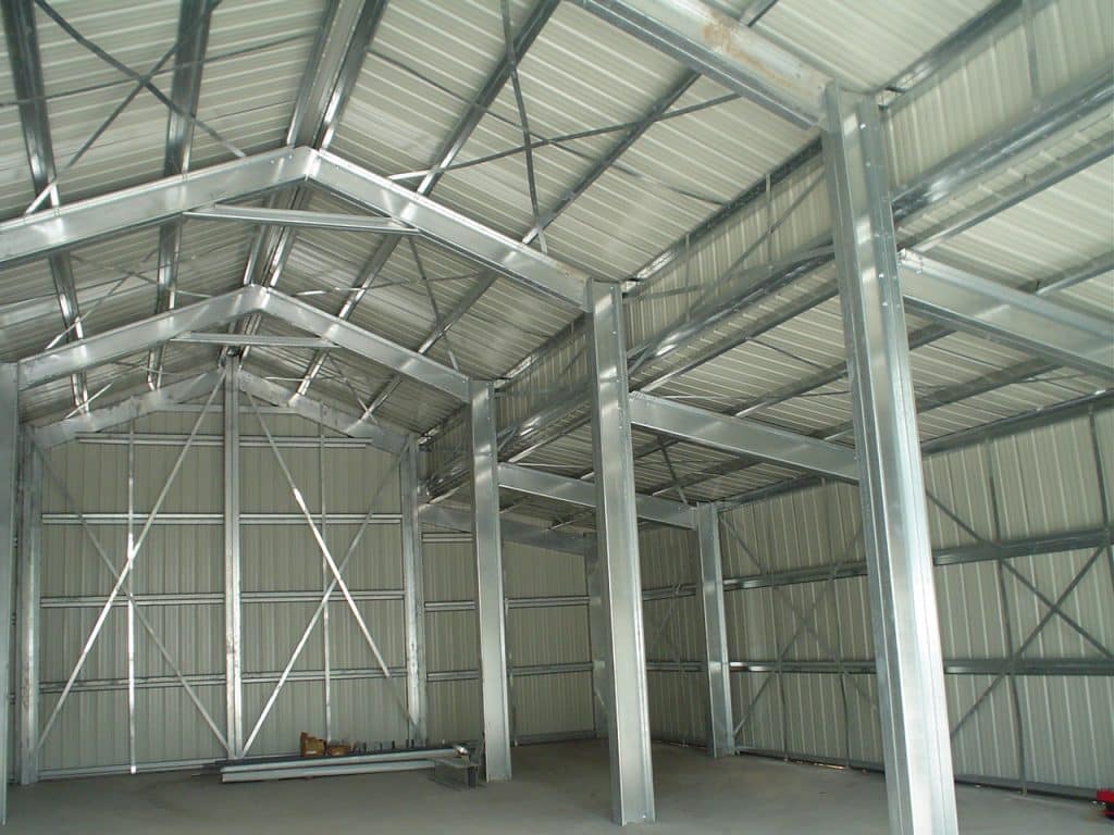 steel barn framing